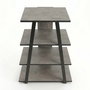 Hanah Home Soporte para TV Lyno - Gris retro, Negro